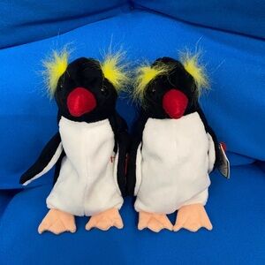 TY Beanie Frigid Penguin Both Was Made In The 2000 Both Have Two Tags NWTS